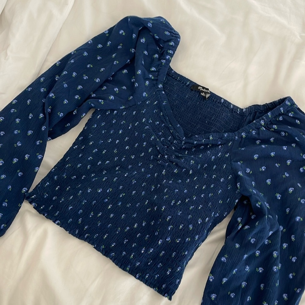 Madewell floral top